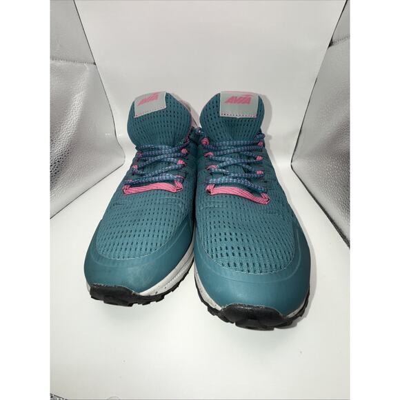 Size 10 - Women’s AVIA Athletic Shoes Green Pink - Picture 2 of 9